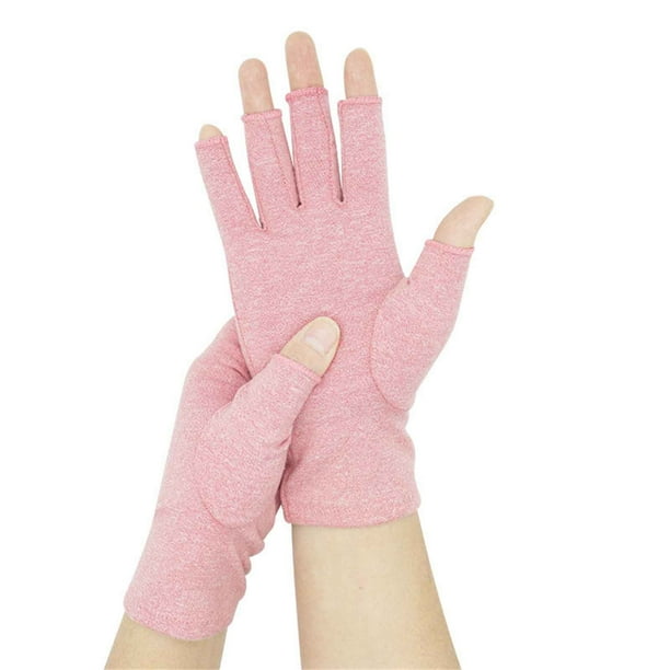 Guantes de presión de medio dedo para ciclismo, antideslizantes, para deportes, fitness, ciclismo, mitones.
