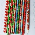 thumbnail image 6 of 48Pieces Christmas Pencil Wood Pencils with Erasers Christmas Stocking Fillers Wood Drawing Pencils for Student, 6 of 7