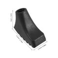 thumbnail image 2 of Phenofice 6 Pcs Embouts de Canne à Pêche en Plastique Antidérapants Noirs pour Accessoires de Randonnée Usage Extérieur, 2 of 8