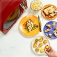 thumbnail image 5 of Nostalgia 1.1 cu ft Retro Microwave Oven, 1000W Countertop Microwave Oven with Digital Clock, Red, 5 of 7
