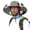 Light Gray, variant on YAYUBA USB Charging Detachable Solar Charging Fan Embedded Large Brimmed Hat Summer Outdoor Sun Hat Men's Hiking And Fishing Hat (three Fan Version),Grey