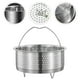thumbnail image 4 of Vaporera de verduras multiusos Cesta de acero inoxidable para cocinar al vapor para dumplings de verduras, 4 of 7