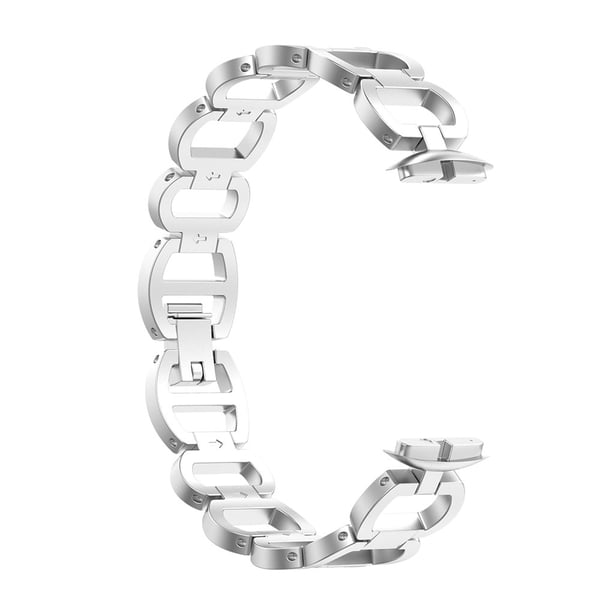 Methold Correa de reloj de acero inoxidable de moda para cualquier ocasión Correa de reloj de metal Correas de reloj Electrónica plata