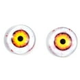 thumbnail image 5 of Nightmare Clown Yellow and Orange Glass Doll Eyes, 5 of 8