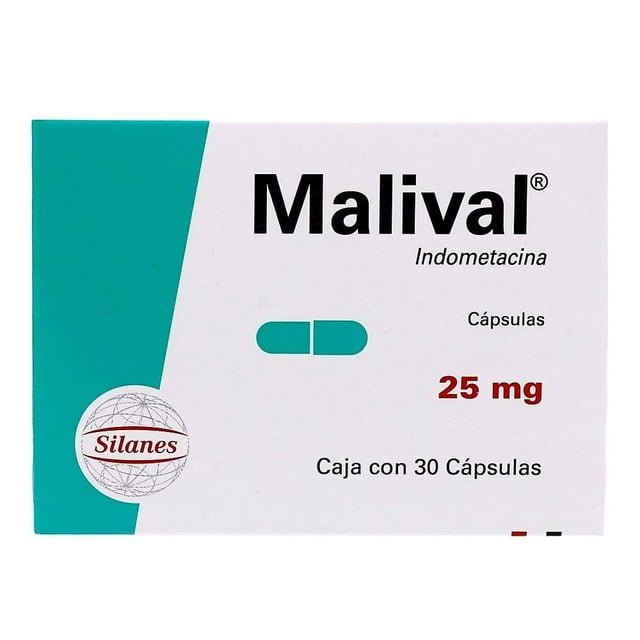 Malival Indometacina 25 mg 30 cápsulas