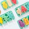 thumbnail image 2 of ACDANC Popsicles Molds Easy Cleaning Silicone Molds Multi-Slot Design Fun Shapes Silicone Molds for Food,313, 2 of 4