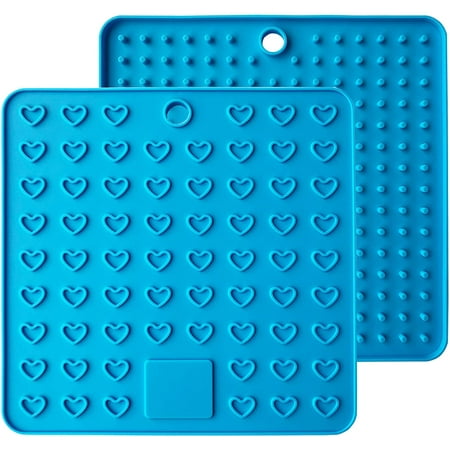 

Premium Silicone Pot Holders for Kitchen - Easy to Clean Trivets for Hot Pots and Pans - This Kitchen Tool Works Well as Silicone Trivet Hot Pads for Oven Potholders