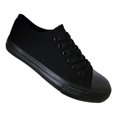 thumbnail image 2 of Slipper Casual Canvas Urban para mujer, color negro, 2 of 5