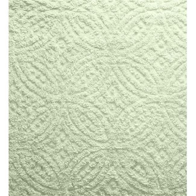 Ellison Wedding Ring Chenille Full Red Bedspread