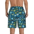 thumbnail image 3 of Naloa Modern Excavator Men's Beach Shorts, Surfing shorts, Swim trunks, Quick Dry Swim Trunks for Surfing Beach Fun - XX-Large, 3 of 9
