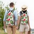 thumbnail image 6 of Daiia Watermelons Vintage Canvas Backpack for Men and Women ,Hiking Backpack,Travel Laptop Bag for School,Large Capacity Backpack, 6 of 8