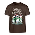 thumbnail image 2 of Youth Cute Penguins Santa Hats Merry Christmas Xmas Shirt, 2 of 4
