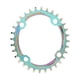 thumbnail image 2 of Plato de disco ovalado, plato de bicicleta de montaña, plato de rueda de cadena de aluminio, plato ovalado de bicicleta construido para profesionales, 2 of 9