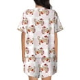 thumbnail image 3 of Bixox Women's Dachshund Dog Puppy Printed Pajama Set 2 Piece Lounge Set Top and Shorts Soft Pajamas, Shorts with Pockets, 3 of 7