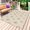 Brown, variant on Boho Ethnic Outdoor Rug 5x7 Ft - Reversible Patio Rug Outdoor Camping Rugs, Brown Neutral Aesthetic Abstract Flowers Washable Indoor Outdoor Area Rugs, Non-Slip Outdoor Carpet Runner for Deck/Porch