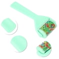 thumbnail image 3 of 1 Pc Rodillo Facial Portátil para Mujeres para Salón de Belleza, Vacaciones, Baño, Viaje, Perlas de Hielo ABS PE Verde, 3 of 3