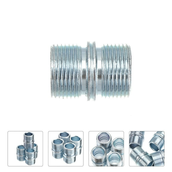 CTIRCHIU 4pcs Metal Rack Connectors 25.4mm Diameter for Thick Wire Shelf Shelving Unit Double Head Shelf Support Nut Replacement