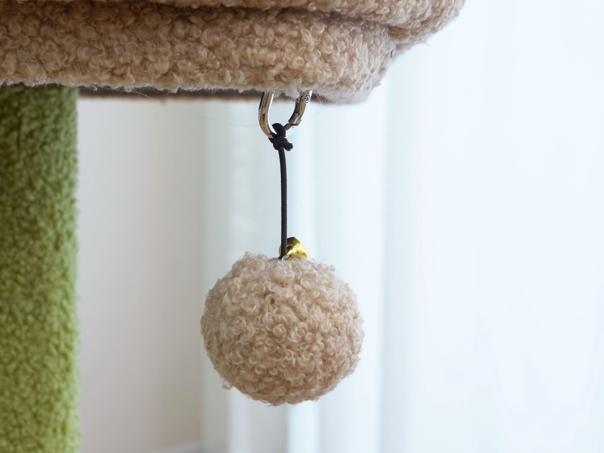 Vibrant Life Medium 4-Level 35" Cactus Cat Tree with Condo and Hammock, Green