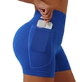 thumbnail image 2 of Dxzfnsa High Waisted Shorts for Women Tummy Control Fitness Solid Color Shorts Women's Athletic Workout Running Yoga Gym Shorts, 2 of 8