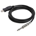 thumbnail image 1 of Guitar USB Cable 3 Meters Compatible with The Computer Connection Instrument Cable for Electric Guitar Bass, 1 of 3
