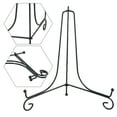 thumbnail image 4 of Gerich 1 Pcs 10inch Black Iron Bracket, Ornament Display Stand Bowl Plate Art Picture Picture Frames, Frame Holder Stand and Artworks, Small Easel Stand, 4 of 12