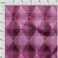 thumbnail image 3 of oneOone Polyester Spandex Fuschia Pink Fabric Check Argyle Dot Sewing Craft Projects Fabric Prints By Yard 56 Inch Wide, 3 of 5