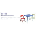 thumbnail image 3 of BizChair Kids Colorful 3 Piece Folding Table and Chair Set, 3 of 6
