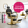 thumbnail image 3 of Sillón Barbería Clásico Vanlig Bergamo Hongzi Gold, 3 of 7