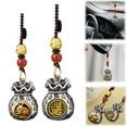 thumbnail image 1 of Chinese Zodiac Wealth Bag Pendant Charm For Daily Fortune Rotating God Of Wealth Bag Luck And Keychain For Good Fortune，A Zodiac God Of Wealth Bag Pendant （Clearance）, 1 of 9