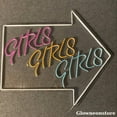 thumbnail image 3 of Glowneon Girls Girls Girls Neon Sign, Girls Girls Girls Led Sign, Custom Arrow Neon Light, 3 of 4