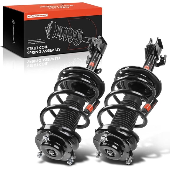 A-Premium Front Pair (2) Complete Strut & Coil Spring Assembly Compatible with Toyota Highlander 2011 2012 2013, V6 3.5L, Driver and Passenger Side