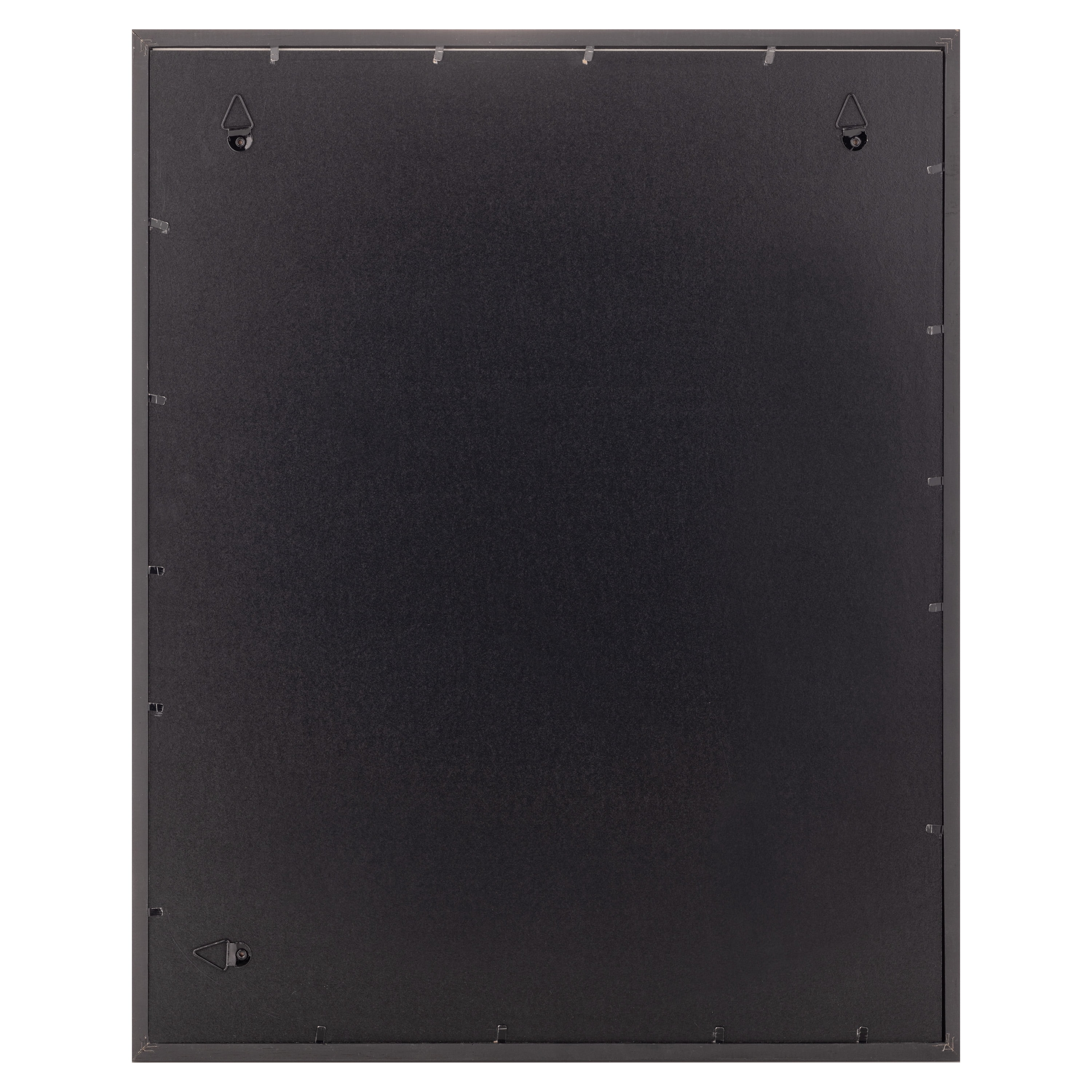 Snap - 16"x20" Black Wall Picture Frame - Single White Mat - Matted for 11"x14" Pictures