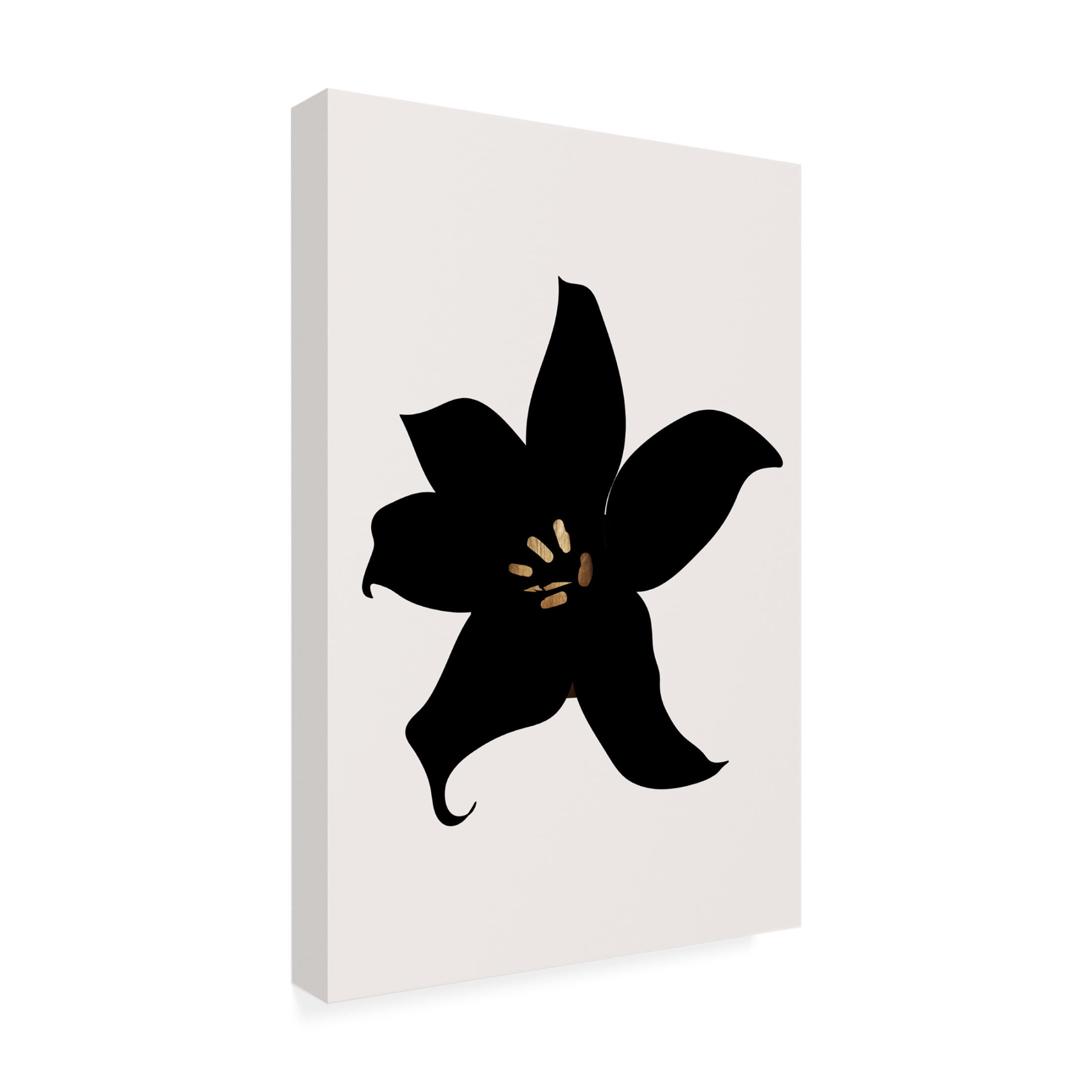 Trademark Fine Art Kubistika  Dark Orchid Canvas Wall Art