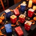 thumbnail image 6 of 36pcs Halloween Spider Web Theme Party Tableware Set, Disposable Tablecloth Plates Cups Kit, Spooky Dinnerware Set for Party Decoration, Halloween Holiday Party Setup Supply Pack, Popcorn, 6 of 7
