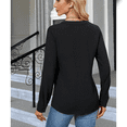 thumbnail image 6 of SOMER Womens Tops Long Sleeve V Neck Shirts Dressy Casual Blouses Tunic Tops for Women Business and Going Out,2025 Fall Trendy, 6 of 7