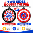 thumbnail image 4 of Magnetic Dart Board - 12pcs Magnetic Darts - Excellent Indoor Game and Party Games - Gifts for 5 6 7 8 9 10 11 12 Year Old Boy Kids, 4 of 8