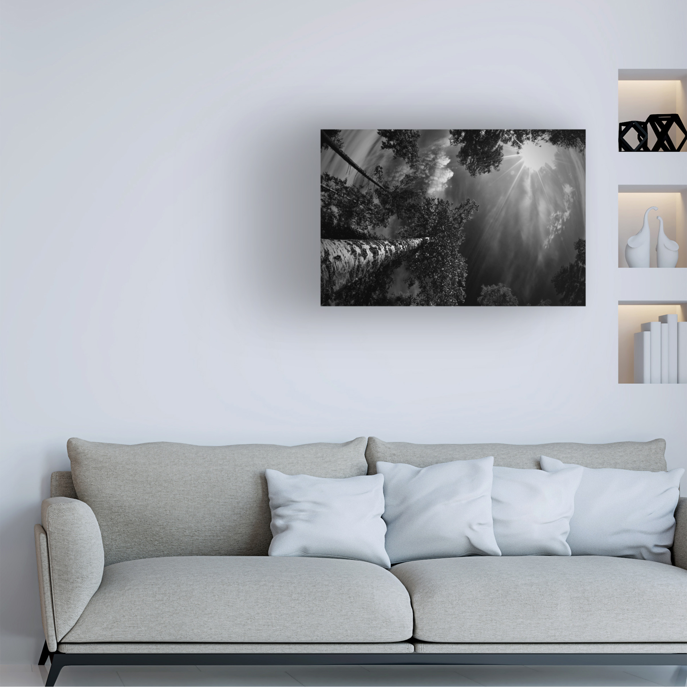 Mikael Jigmo 'Dreaming Before The Thunder' Canvas Art