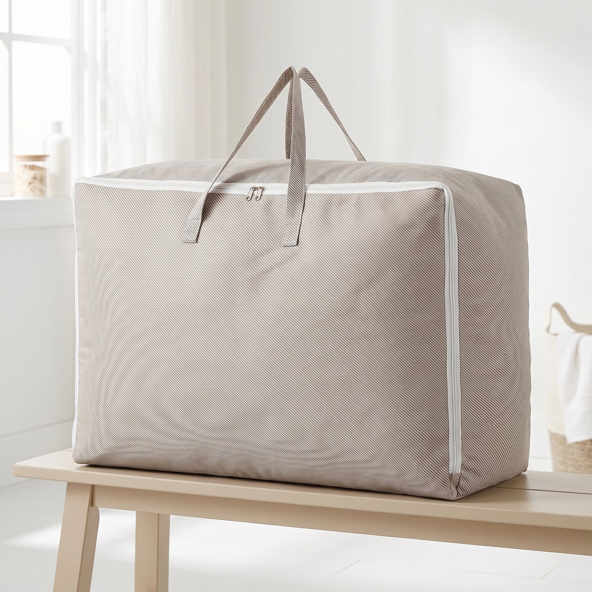 Unique Bargains Clothes Storage Bag for Organizing Closet Purple 19.7"x7.9"x13.8"