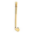 thumbnail image 4 of Auriga 10k Yellow Gold 3-D Single Golf Club with Ball Charm for Women (L-26.7 mm, W-5.1 mm), 4 of 7