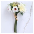 thumbnail image 4 of Ramo de flores artificiales Decoración floral para el hogar Ramo de simulación Fiesta de bodas Paquete de flores falsas, Champán Monstrate HA7944-01B, 4 of 6