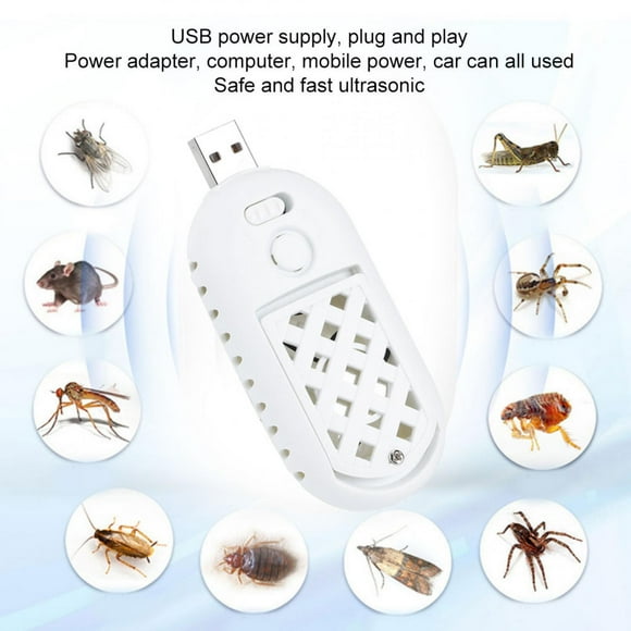 Repeler de abejas ultrasónicas, conversión automática de frecuencia usb fuente de alimentaciónsb y repelente repelente de insectos enchufe para mosquitos para insectos para