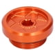 thumbnail image 1 of Tapa de llenado de aceite de motor de aleación de aluminio, cubierta de tapón de tornillo compatible con Kawasaki Ninja GPZ1100 KL250 ZR-7 ZZR250Orange, 1 of 9