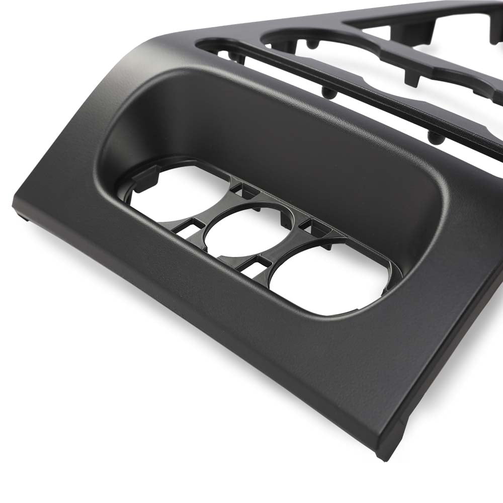 PIT66 Dash Radio Bezel Center Trim Panel Cover Fit for 2004-2008 Ford F150 4L3Z-1504302-AAA Black