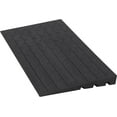 thumbnail image 2 of 4" Rise Threshold Ramp - Anti-Slip Wheelchair Ramp Portable Wheelchair Ramp 2500LBS Weight Capacity Rubber Curb Ramp for Wheelchairs Doorways Stairs Home and Pets, 2 of 8