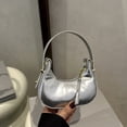 thumbnail image 5 of Stylish Moon Shape Top Handle Bag With Zipper Compartments Compact Design Evening Purse Casual Handbag For Everyday Us, 5 of 9