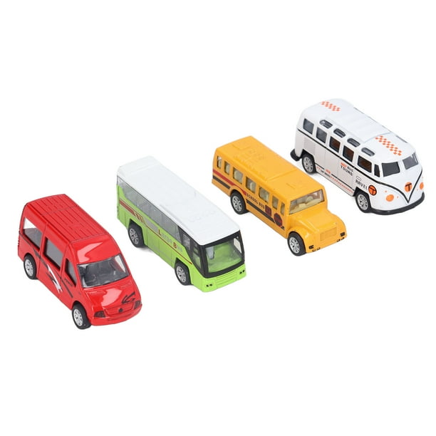 Juego de juguetes para autobús con tracción trasera,Juguete para autobús con tracción trasera, Juguete para autobús con tracción trasera, Juego de autobús para niños, Lo mejor de la línea