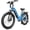 Blue, variant on Hopepeak C30 Electric Bike for Adults,750W Motor, 28 MPH Max Electric Urban Bike, 48V 15.6Ah Removable Battery, 24" Fat Tire EBike with 7-Speed,Blue