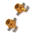 thumbnail image 1 of Baohd 1 Pair RC Car Steering Cup Vehicle Rear Cups Automotive Upgrade Modification Accessories Replacement for WL Toy K969 Gold, 1 of 6