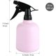 thumbnail image 4 of Pulverizador de flores de plástico, 600ml de capacidad de pulverización ajustable para el jardín y el hogar, rosa Feliz Sencillez, 4 of 4