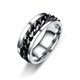 thumbnail image 1 of Anillo antiestrés con función abrebotellas Acero inoxidable Negro, 1 of 4